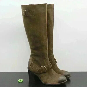 Born Natasha Women’s Distressed Brown Leather Tall